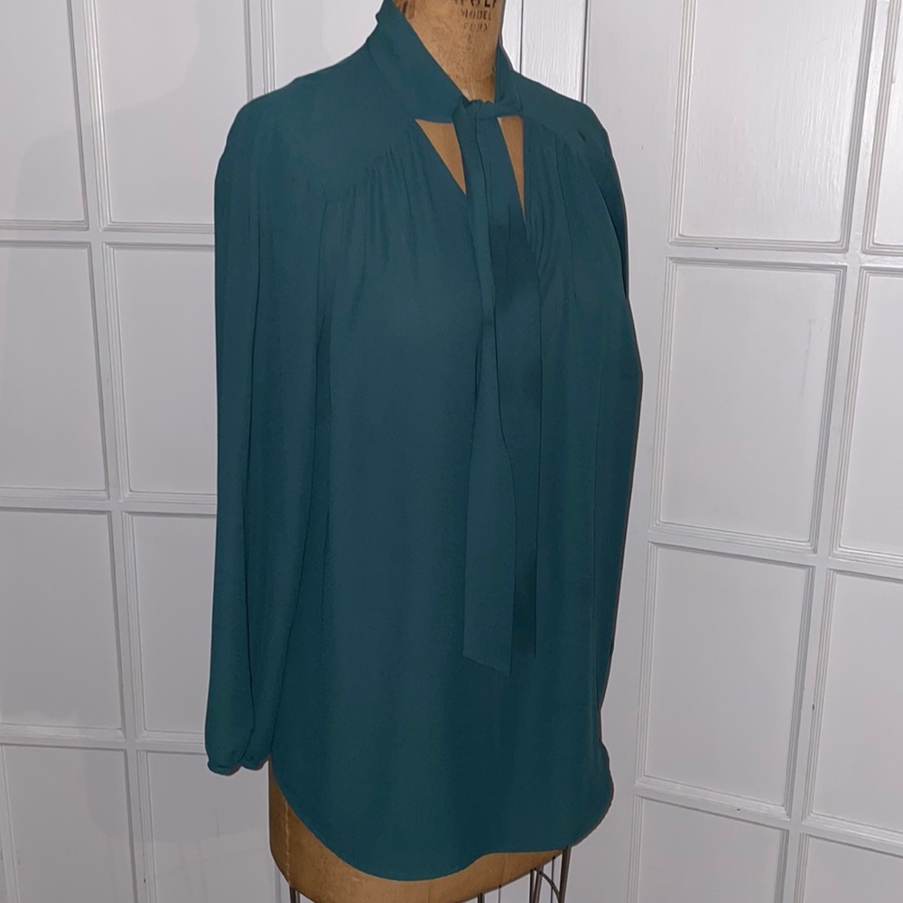 Green Evri 3/4 Sleeve Blouse 0X